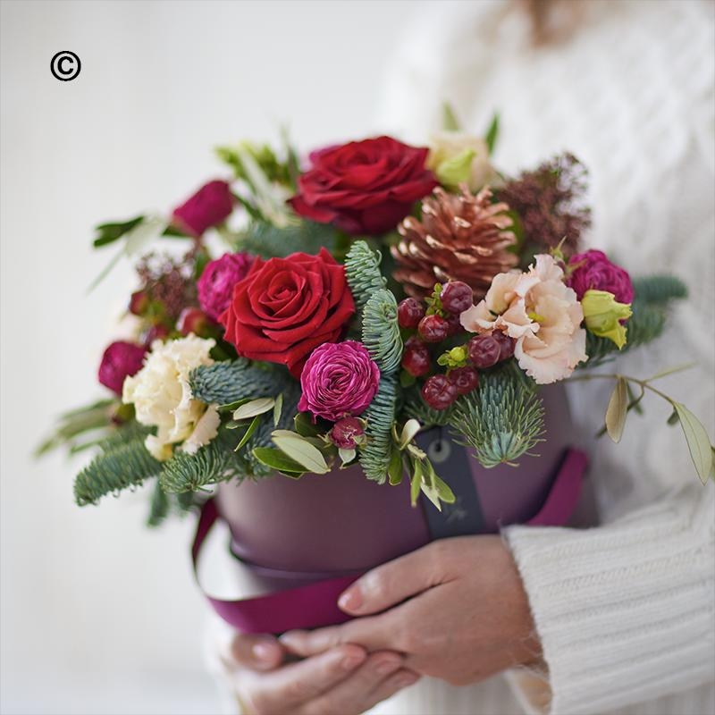 Gorgeous Christmas Hatbox